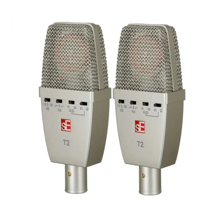 sE Electronics T2 Multi-pattern Large-diaphragm Condenser Microphone - Matched Pair - Image 4