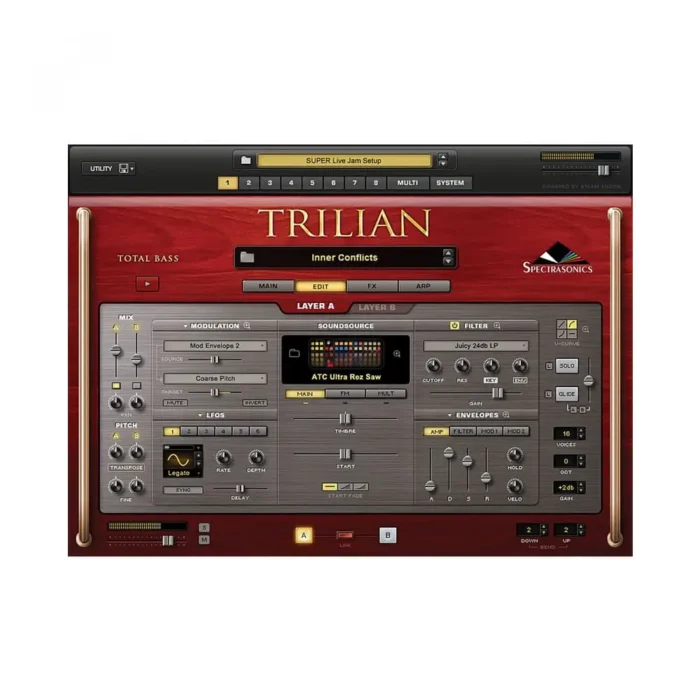Spectrasonics Trilian 1.5 Total Bass Virtual Instrument - Image 3