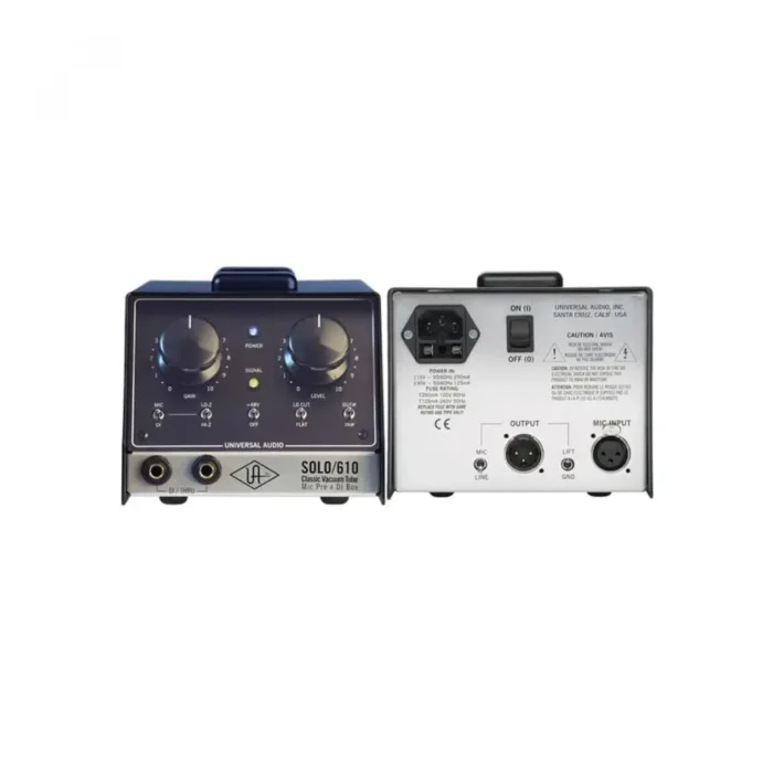 Universal Audio SOLO 610 - Classic Vacuum Tube Microphone Preamplifier and DI Box - Image 3