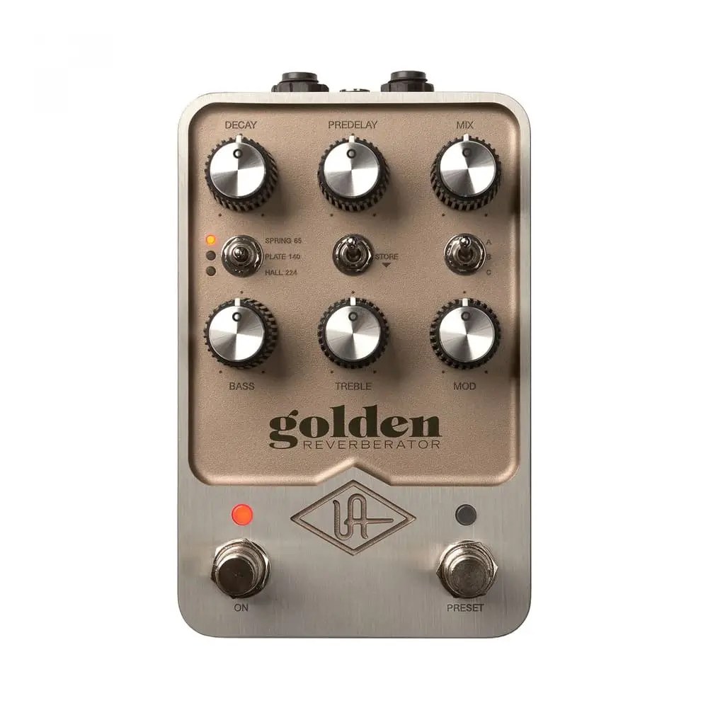 uafx-golden-1 Universal Audio UAFX Golden Reverb Stereo Effects Pedal - Image 1