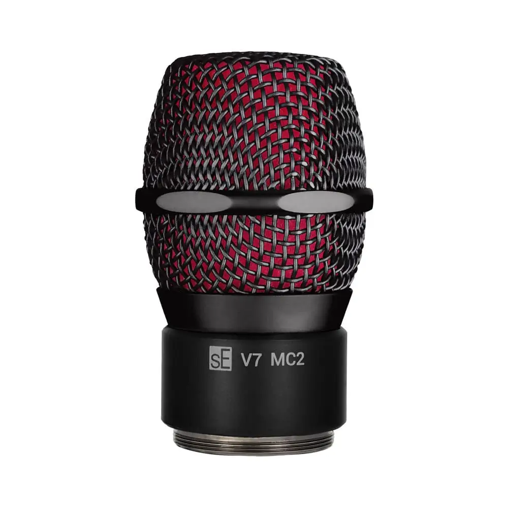 v7 mc2 black- 1 sE Electronics V7 MC2 Capsule for Sennheiser Wireless - Black - Image 1