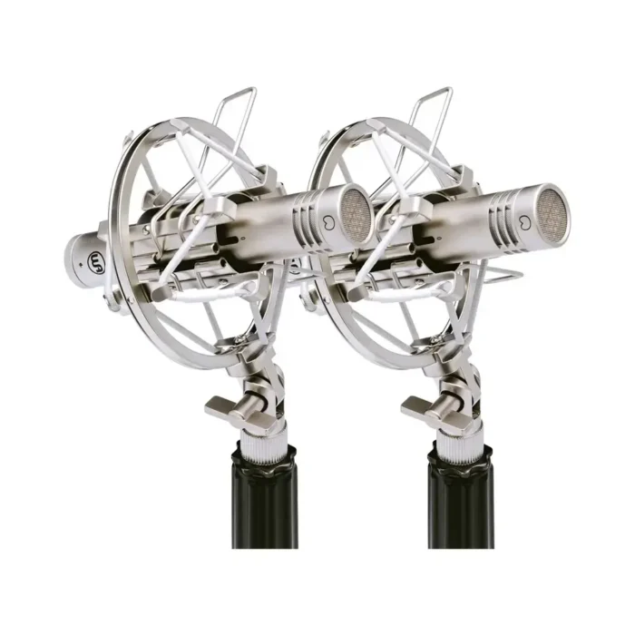 Warm Audio WA-84 Stereo Microphone Pair with Omni & Cardioid Capsules - Nickle - Image 2
