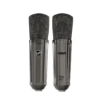 Warm Audio WA-87 R2 TS Large-diaphragm Condenser Microphone Stereo Pair - Limited-edition Titanium