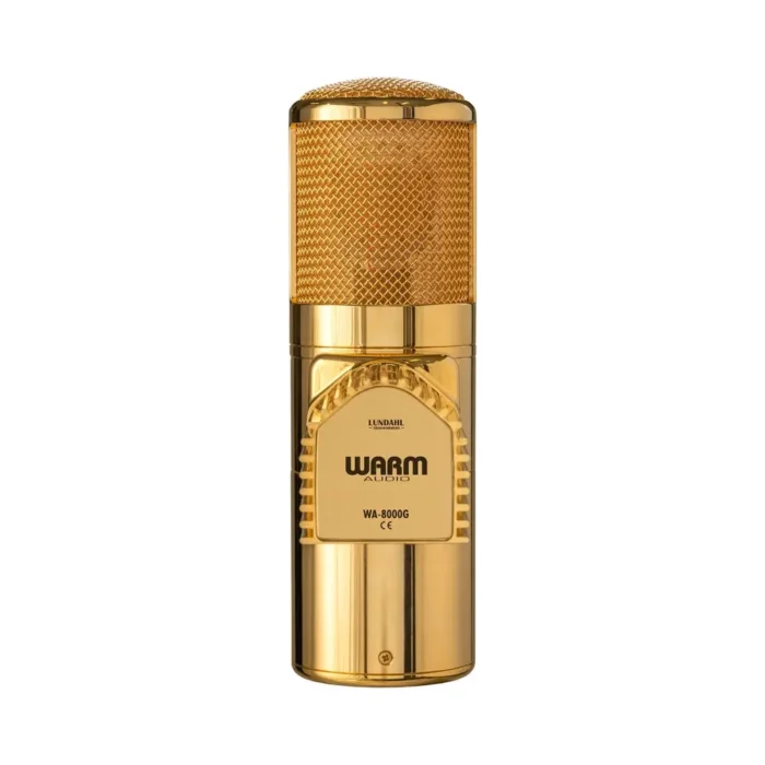 Warm Audio WA-8000 Large-Diaphragm Multipattern Tube Condenser Mic - LE Gold - Image 2