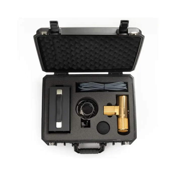 Warm Audio WA-8000 Large-Diaphragm Multipattern Tube Condenser Mic - LE Gold - Image 4