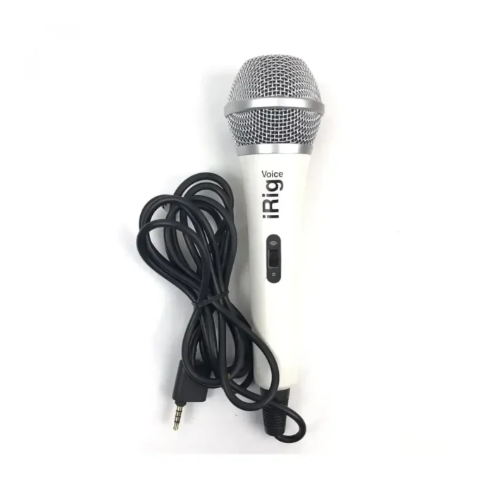 IK Multimedia iRig Voice iOS/Android Handheld Microphone - White - Image 3