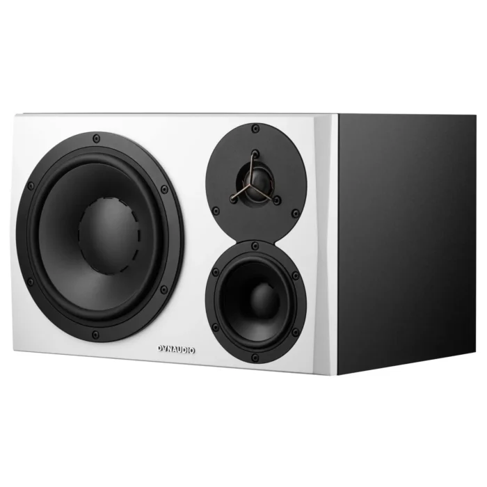 Dynaudio LYD 48 3-way Powered Studio Monitor Right - White Baffle - Image 2