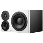 Dynaudio LYD 48 3-way Powered Studio Monitor Left - White Baffle - Image 2