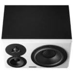 Dynaudio LYD 48 3-way Powered Studio Monitor Left - White Baffle - Image 3