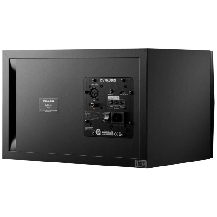 Dynaudio LYD 48 3-way Powered Studio Monitor (Right) - Black - Image 3