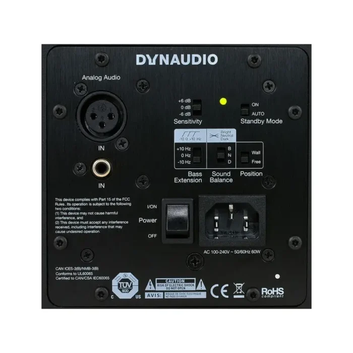 Dynaudio Acoustics LYD 5 Nearfield 5" Speaker Monitor Single - White Baffle - Image 5