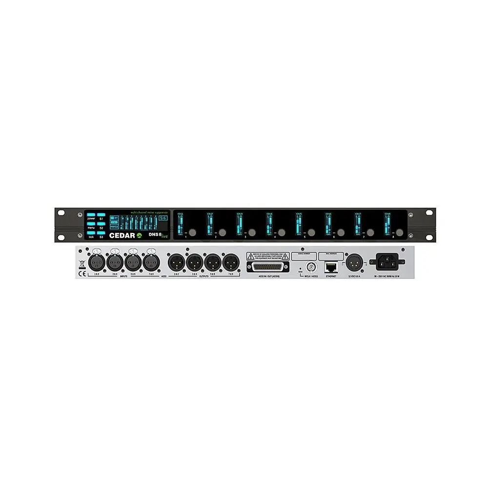 dns8d -3 CEDAR Audio DNS 8D Live Multichannel Dialogue Noise Suppressor with Dante Connectivity - Image 3