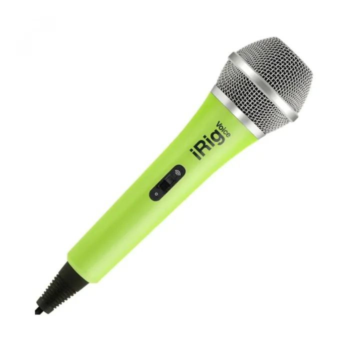 IK Multimedia iRig Voice iOS/Android Handheld Microphone - Green - Image 2