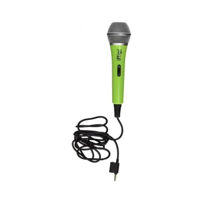 IK Multimedia iRig Voice iOS/Android Handheld Microphone - Green - Image 3