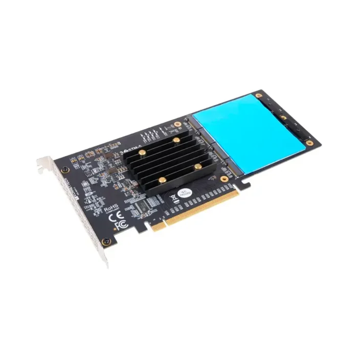 Sonnet M.2 4x4 Silent PCIe 3.0 x16 Card for NVMe SSDs - Image 2