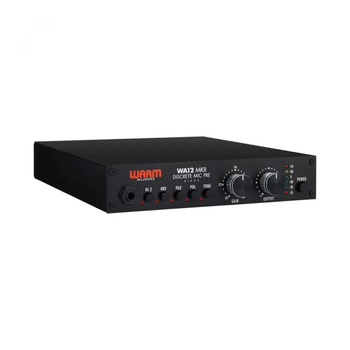 Warm Audio WA12 MKII Single-Channel Preamplifier - Black - Image 2