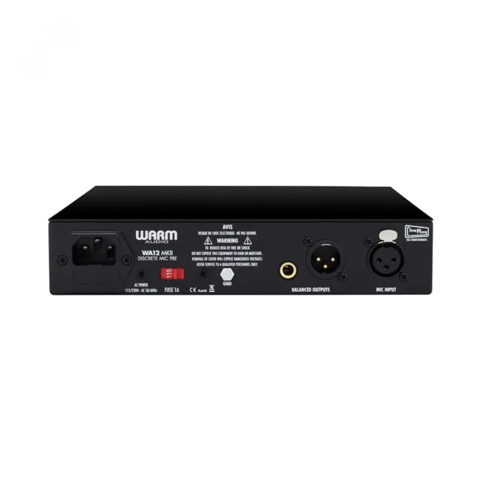 Warm Audio WA12 MKII Single-Channel Preamplifier - Black - Image 3
