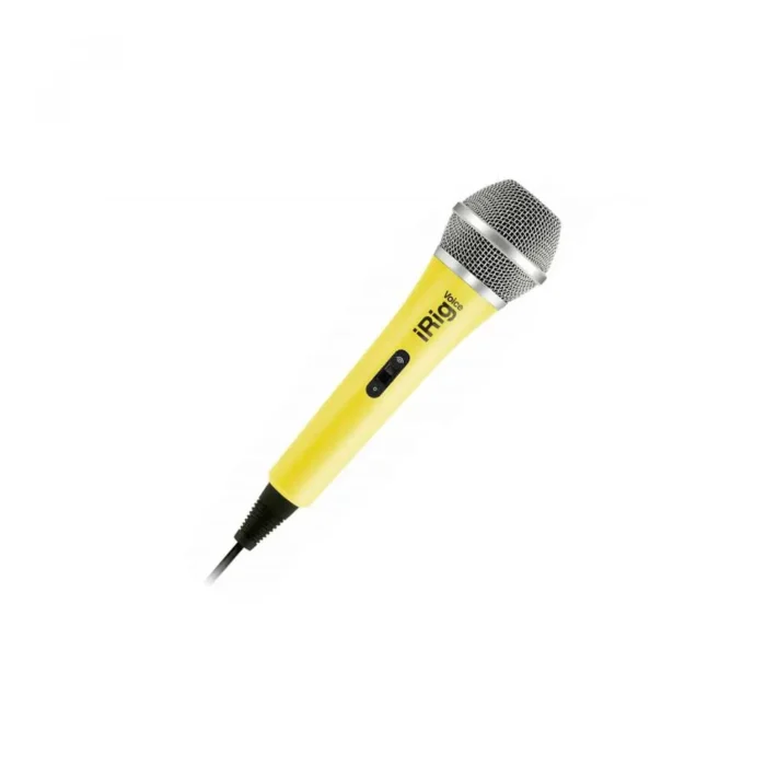 IK Multimedia iRig Voice iOS/Android Handheld Microphone - Yellow - Image 2