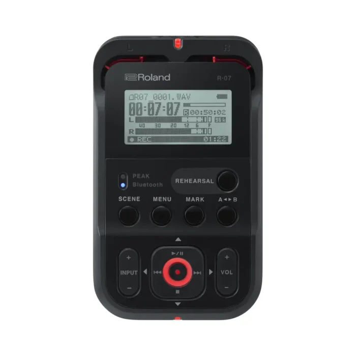Roland R-07 Portable Audio Recorder (Black) - Image 1