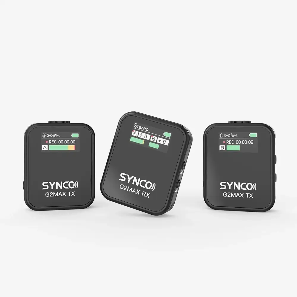 synco-g2a1-max-1 Synco G2A2 MAX Digital 2.4ghz Wireless Microphone - Image 2