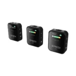 SYNCO G2(A2) Quality Dual Wireless Microphone, 2 Transmitters, 8h Recording, 200m Transmission Range, TFT Screen - Image 2