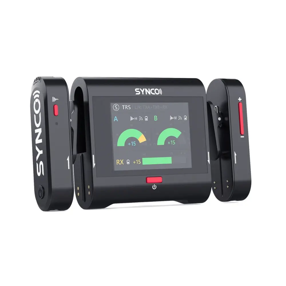 synco-g3-pro-1 Synco G3 PRO Ultracompact 2-Person Digital Wireless Microphone System for Cameras and Mobile Devices - Image 1
