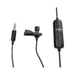 Synco Lav-S6E Omnidirectional Lavalier Microphone with 3.5mm Connector & Camera/Smartphone Sensor - Image 2