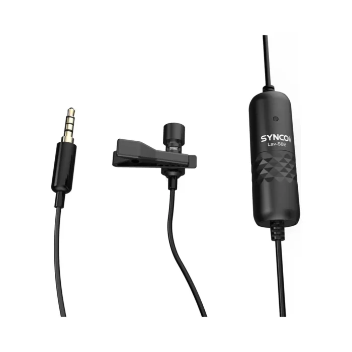 Synco Lav-S6E Omnidirectional Lavalier Microphone
