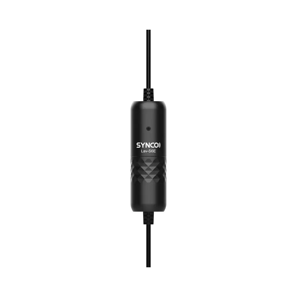 synco-lav-s6-2 Synco Lav-S6E Omnidirectional Lavalier Microphone with 3.5mm Connector & Camera/Smartphone Sensor - Image 1