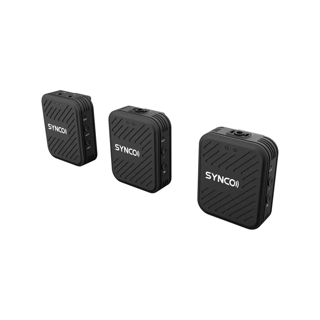 synco-wair-g1-a2-2 Synco WAir-G1-A2 Ultracompact 2-Person Digital Wireless Microphone System for Mirrorless/DSLR Cameras - Image 2