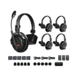 Synco X-Talk X5 Wireless Intercom System with 5 Single-Ear Headsets - Image 5