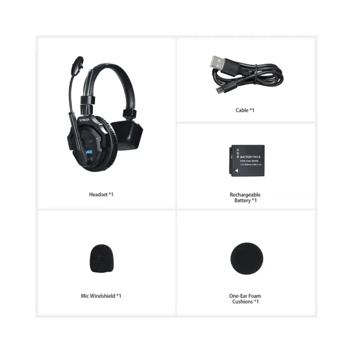 Synco X-Talk X1 Wireless Intercom Single-Ear Headset