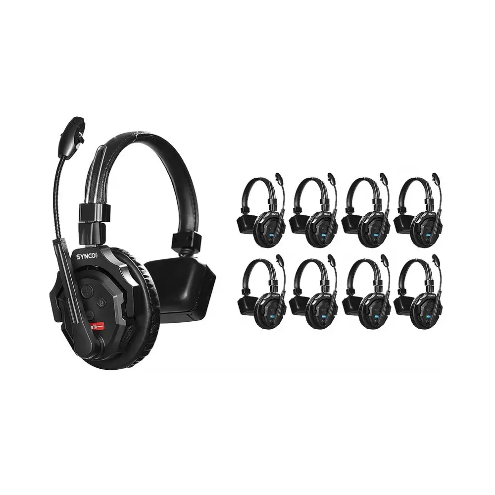 synco-xtalk-x9-1 Synco X-Talk X9 Wireless Intercom System with 9 Single-Ear Headsets - Image 1