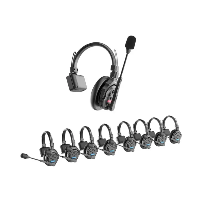 Synco X-Talk X9 Wireless Intercom System with 9 Single-Ear Headsets - Image 2