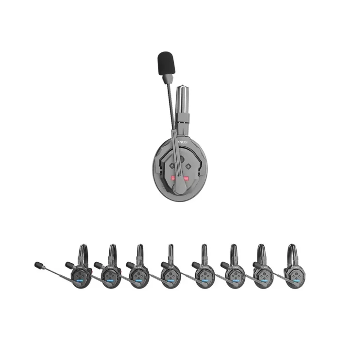 Synco X-Talk X9 Wireless Intercom System with 9 Single-Ear Headsets - Image 5