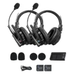 Synco Xtalk XMax2 Wireless Intercom with 2 Dual-Ear Headsets - Image 2