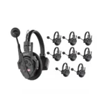 Synco Xtalk XMax9 Wireless Intercom with 9 Dual-Ear Headsets - Image 2