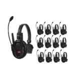 Synco Xtalk XPro13 Wireless Intercom System with 13 Single-Ear Headsets