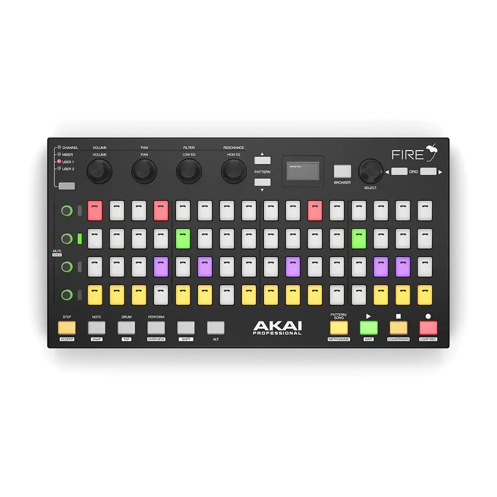 akai-pro-fire-1 Akai Professional Fire Performance Controller for FL Studio (No Software) - Image 1
