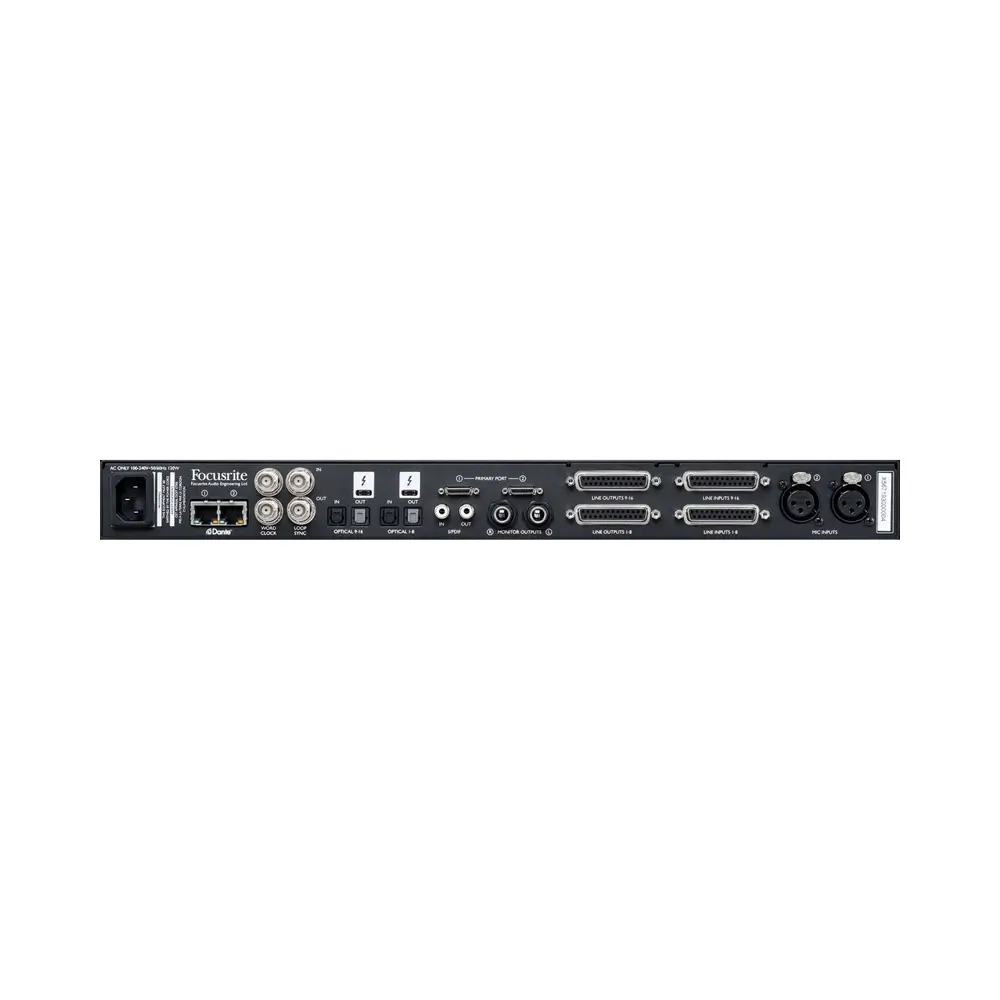 focusrite-red-16line-5 Focusrite Red 16Line 64 x 64 Thunderbolt 3 Audio Interface for Pro Tools | HD - Image 5