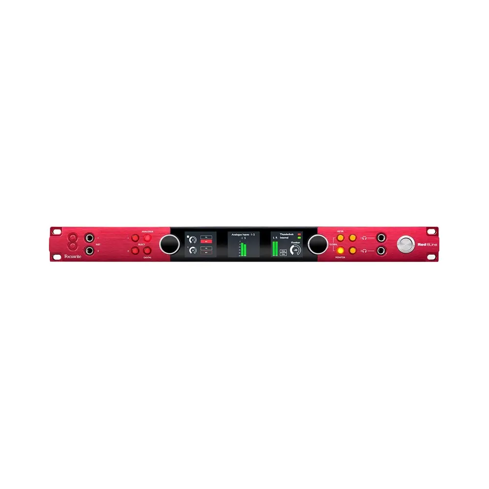 focusrite-red-8line-4 Focusrite Red 8Line Rackmount 58x64 Dante/HDX/Thunderbolt 3 Audio Interface - Image 4