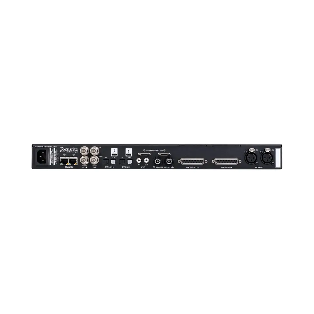 focusrite-red-8line-5 Focusrite Red 8Line Rackmount 58x64 Dante/HDX/Thunderbolt 3 Audio Interface - Image 5