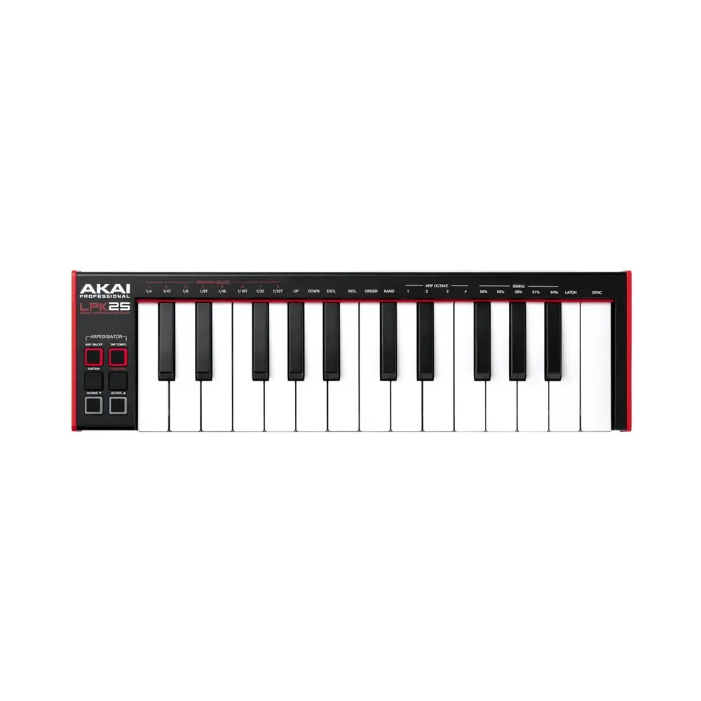 lpk25-mk2-1 Akai Professional LPK25 MK2 USB Laptop Performance Keyboard - Image 1