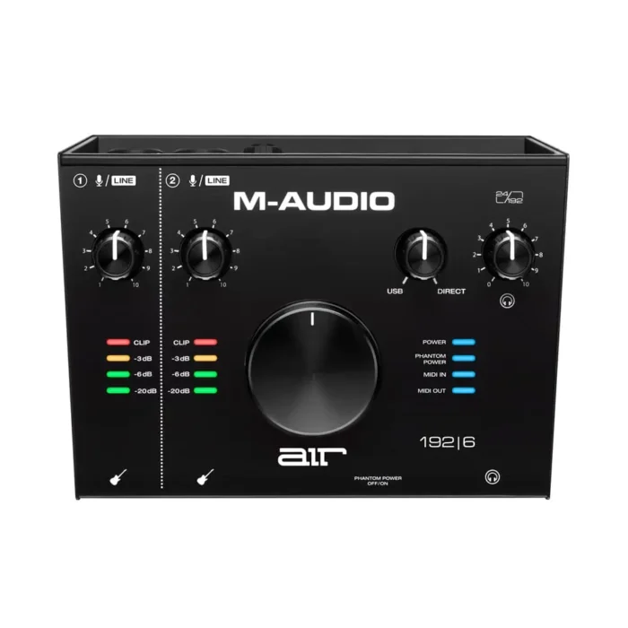 M-Audio AIR 192|6 Desktop 2x2 USB Type-C Audio/MIDI Interface - Image 1