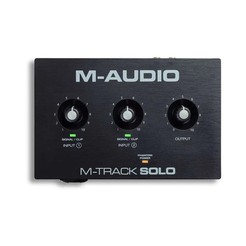 m-track-solo-1 M-Audio M-Track Solo USB-B Audio Interface - Image 1