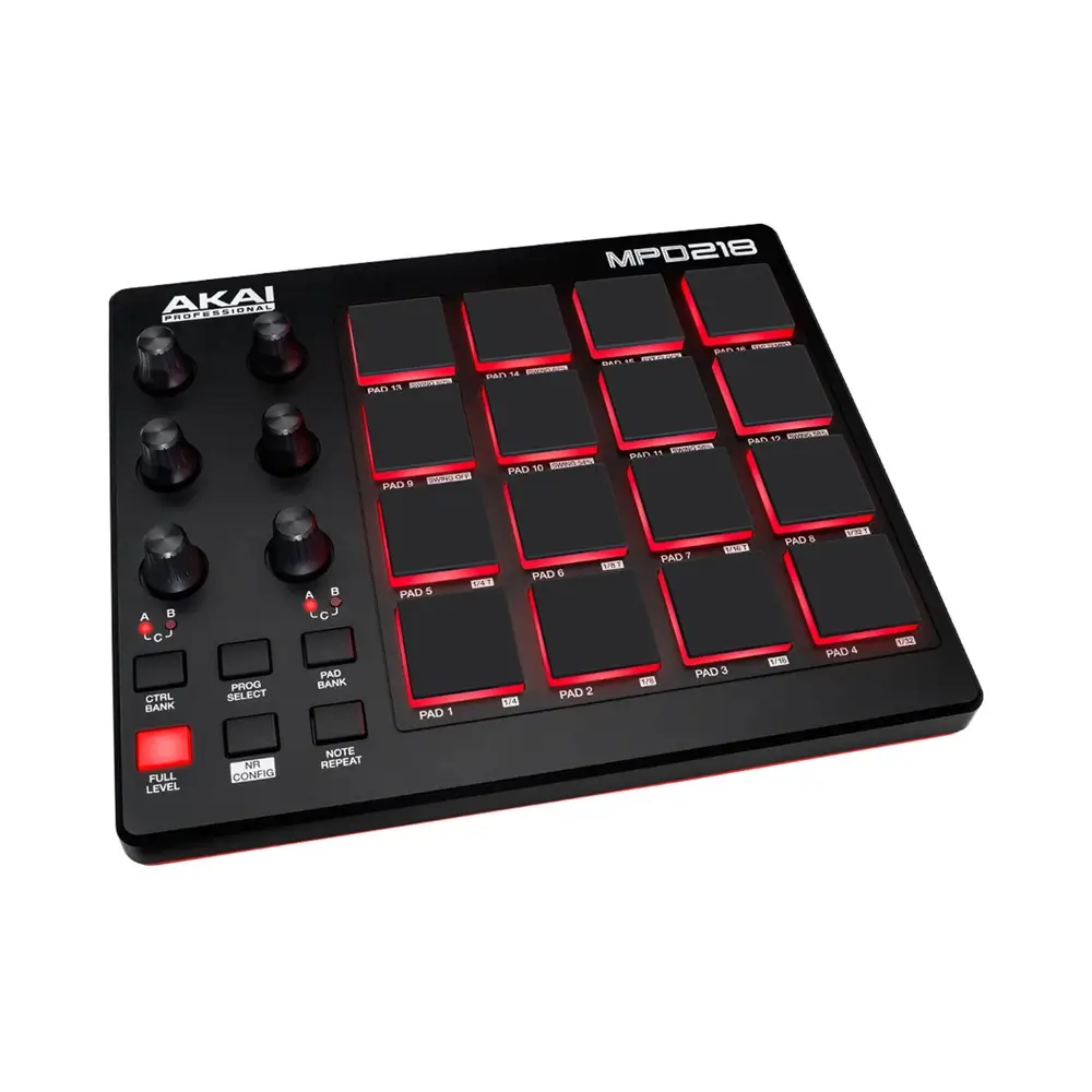 mpd218-2 Akai Professional MPD218 16-Pad MIDI Pad Controller - Image 2