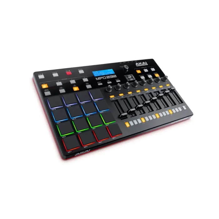 Akai Professional MPD232 16-Pad RGB illuminated Pad Controller with 8 Fully Assignable production Controllers - Image 2