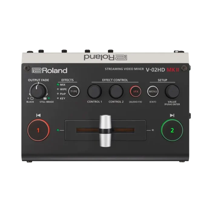 Roland V-02HD MK II Multi-Format Video Mixer with Streaming - Image 1