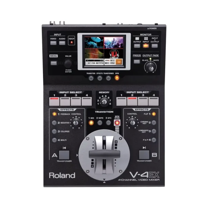 Roland V-4EX Four-Channel Digital Video Mixer with Effects - Image 4