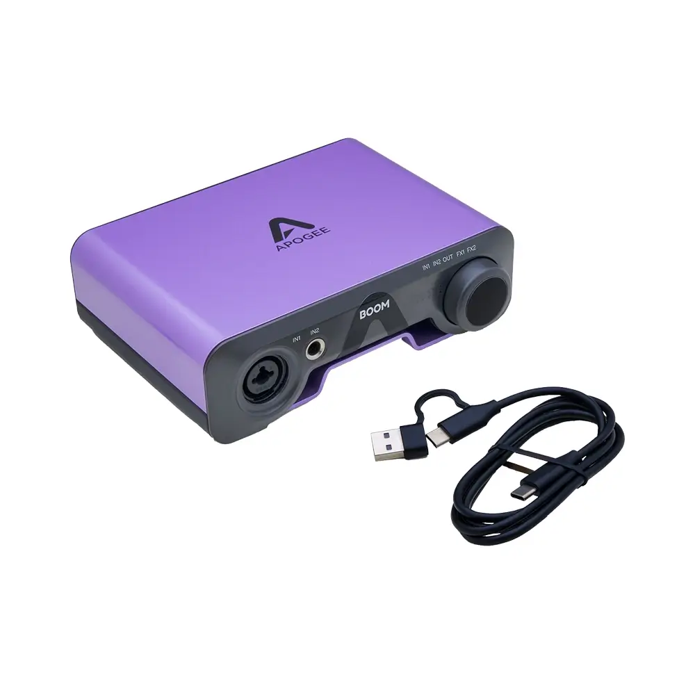 apogee-boom-5 Apogee Electronics BOOM 2x2 USB-C Audio Interface - Image 5